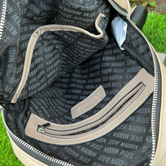 Steve Madden Tan and Black Casual Backpack - Picture 14 of 16